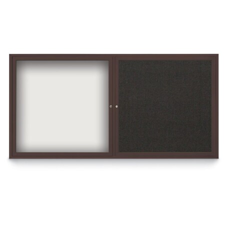United Visual Products Corkboard, Cloud/Gold, 72"x48" UV408PLUS-GOLD-CLOUD
